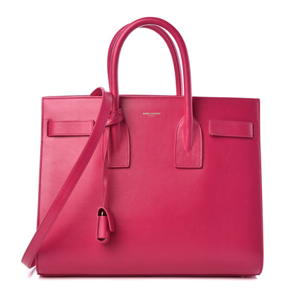 Saint Laurent Calfskin Small Sac De Jour Bubblegum 1 of 12