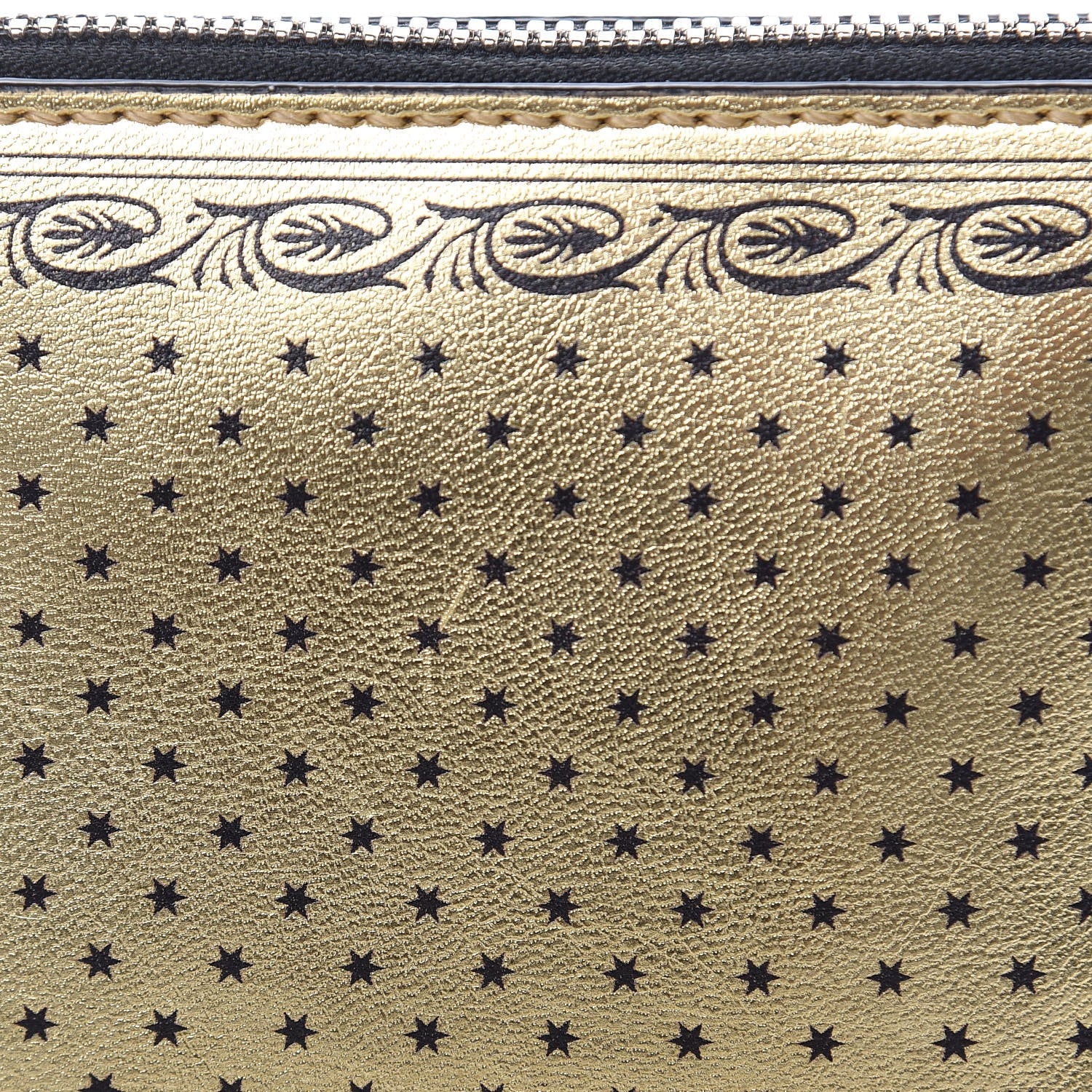 Gucci X SEGA Calfskin GUCCY Stars Mini Dome Shoulder Bag Gold 13 of 13