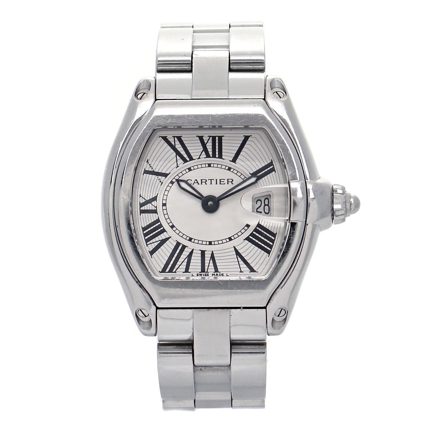 Cartier Stainless Steel 31mm Roadster Quartz Watch 1 of 4