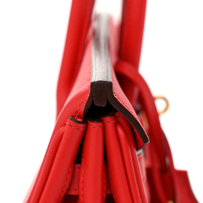 Hermes Swift Birkin 25 Rouge De Coeur 11 of 13