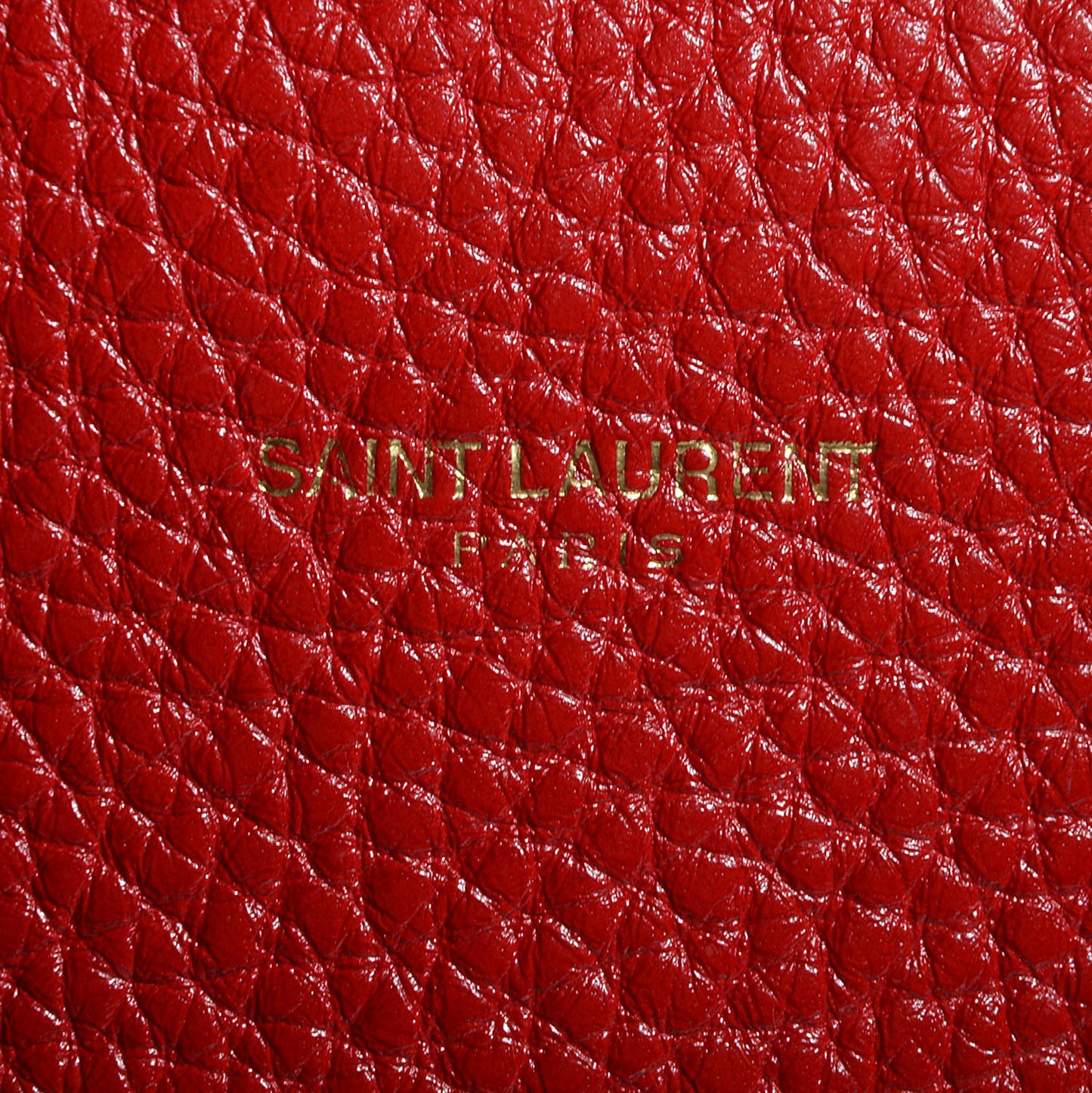 Grained Calfskin Small Sac De Jour Lipstick Red
