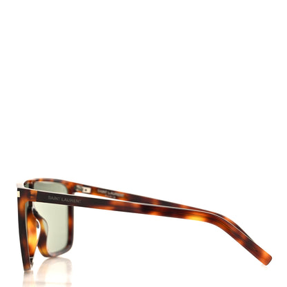Saint Laurent Metal SL 364 Mask Sunglasses Tortoise 3 of 6