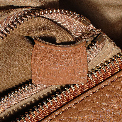 Celine Drummed Calfskin Mini Luggage Camel 8 of 8