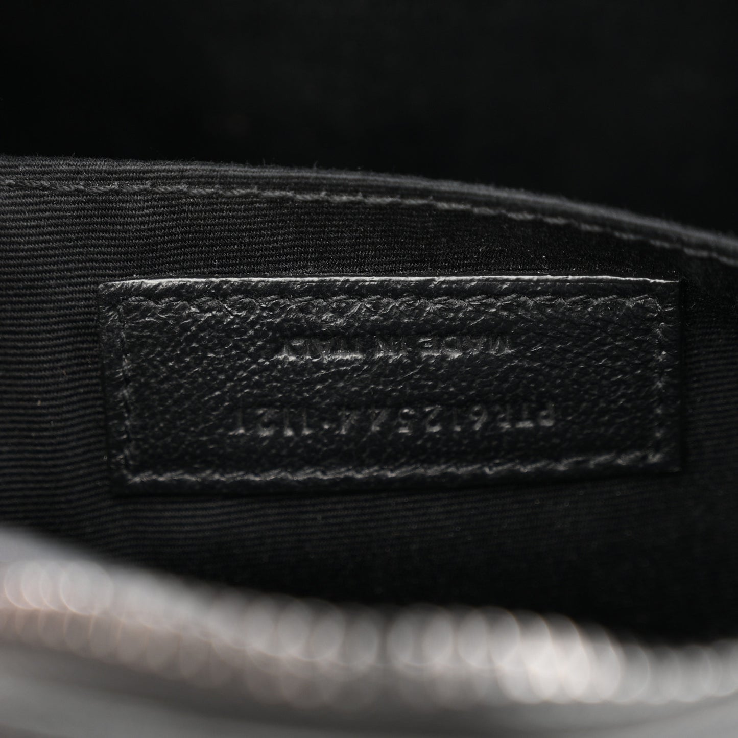 Calfskin Matelasse Monogram Monochrome Lou Camera Bag Black
