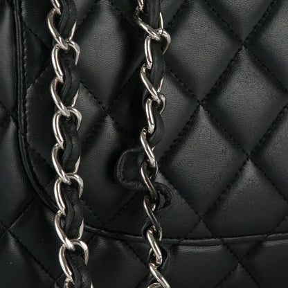 Chanel Lambskin Quilted Jumbo Single Flap Black 6 of 9