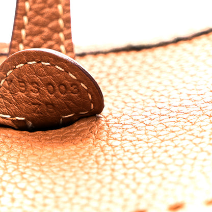 Hermes Taurillon Maurice Amazone Evelyne TPM Gold White 7 of 12