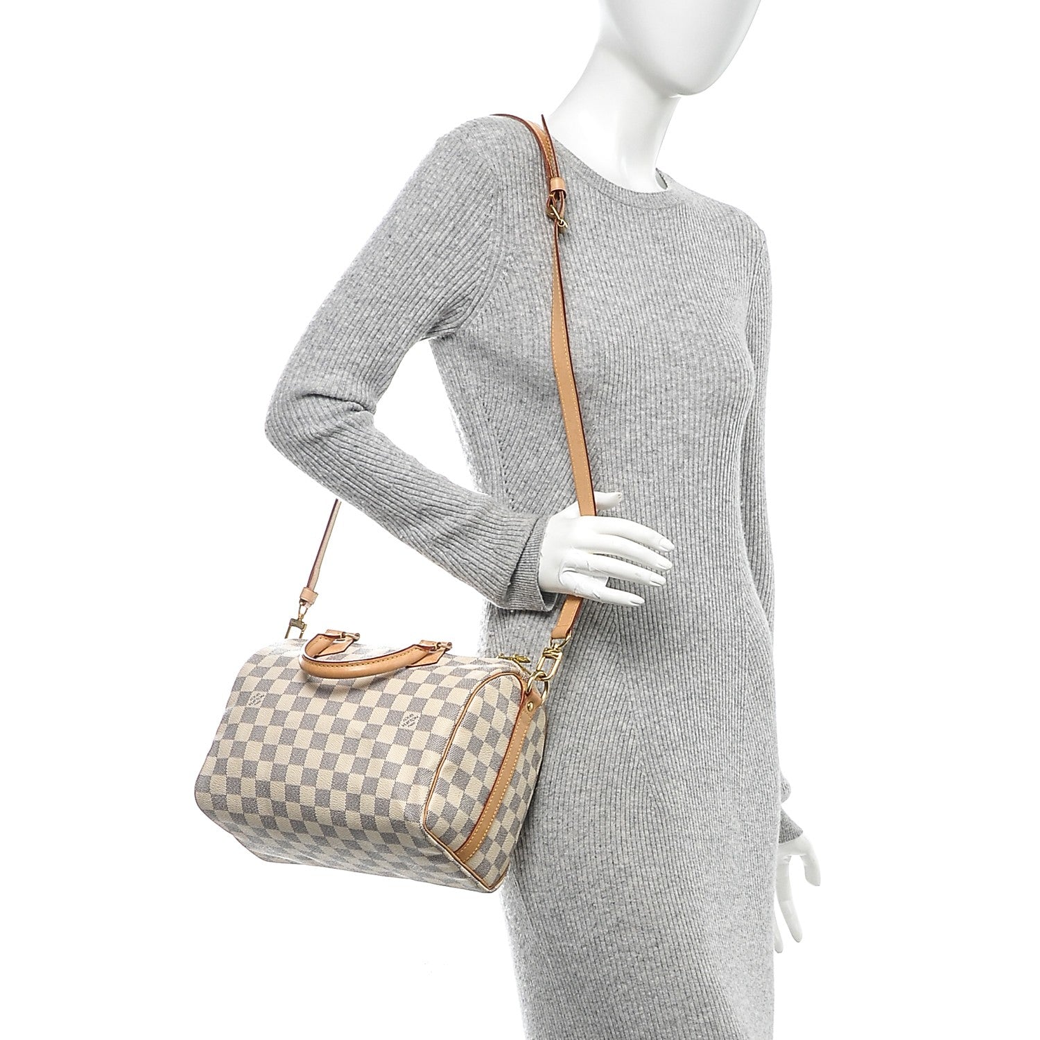 Louis Vuitton Damier Azur Speedy Bandouliere 25 2 of 6