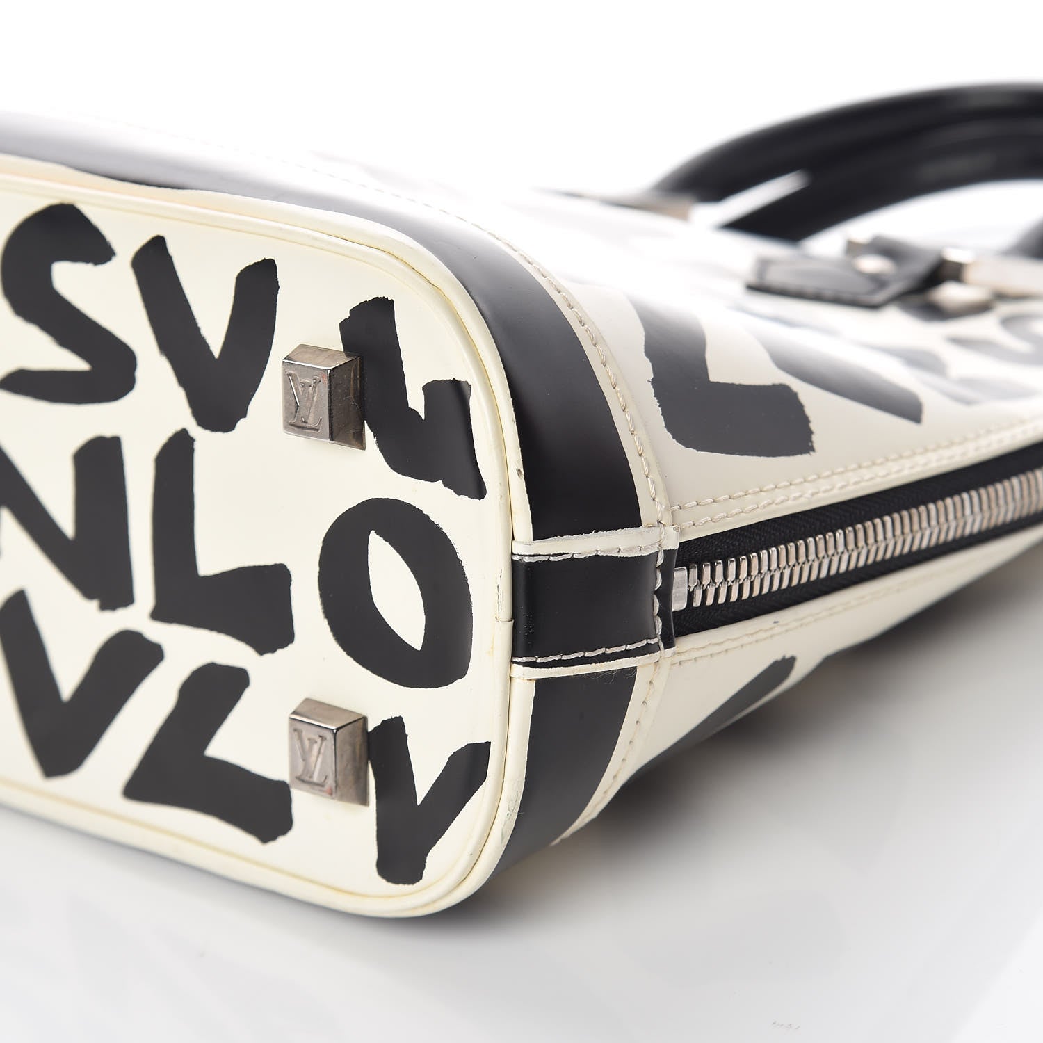 Louis Vuitton Graffiti Alma MM Black 8 of 8