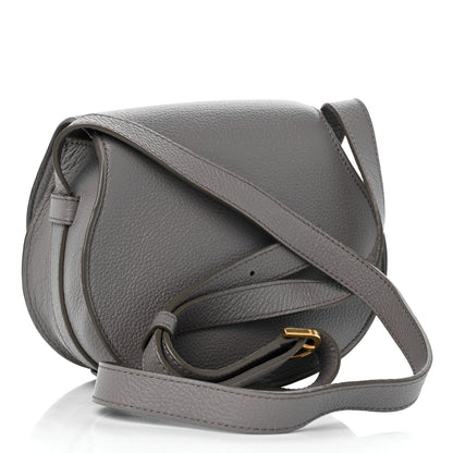 Chloe Calfskin Mini Marcie Round Crossbody Bag Cashmere Grey 3 of 11