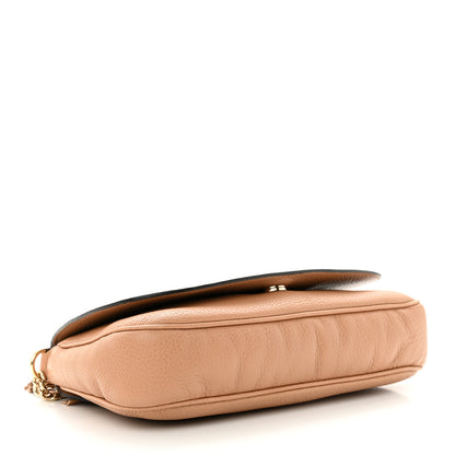 Gucci Pebbled Calfskin Medium Soho Flap Crossbody Camelia 4 of 10