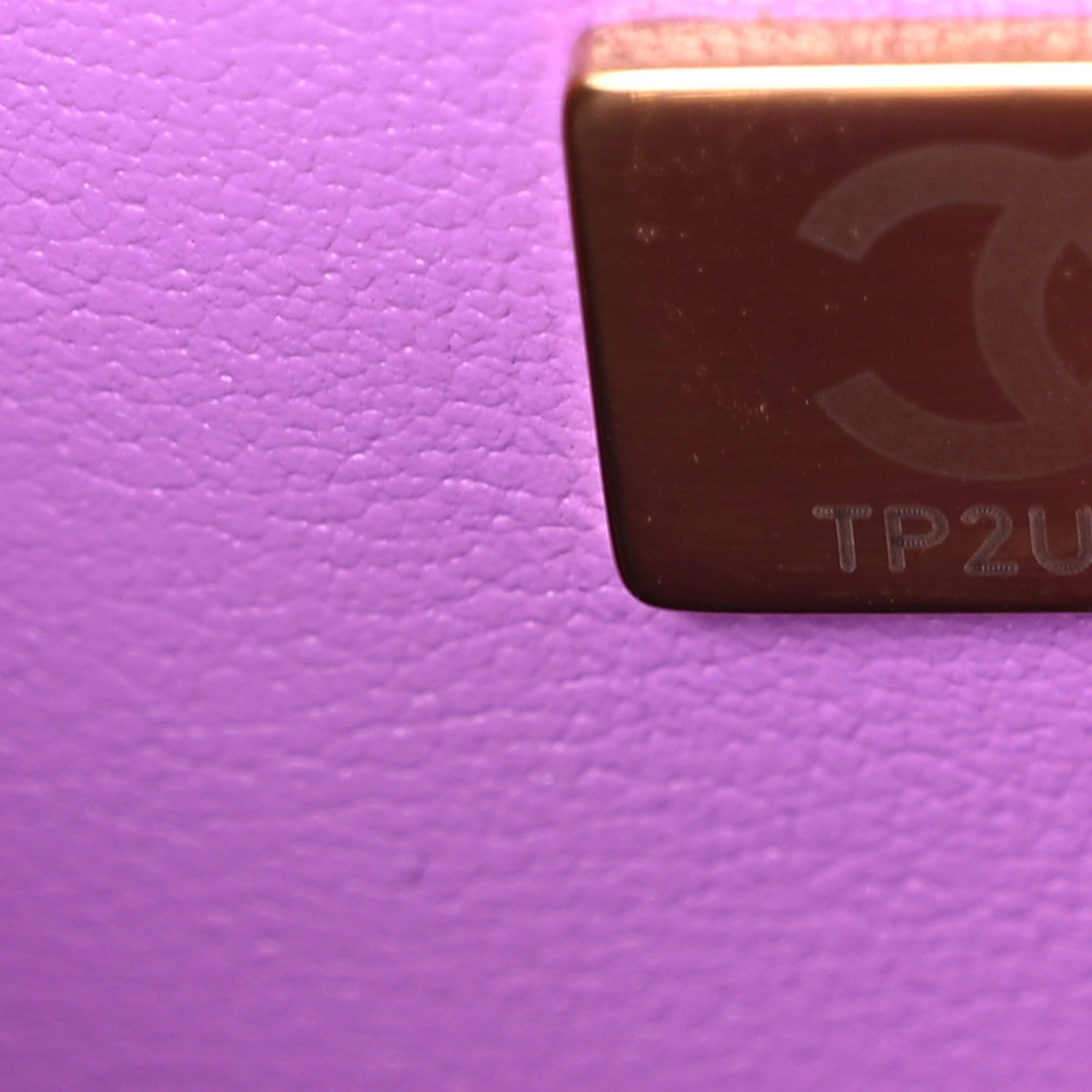 Chanel Lambskin Quilted CC In Love Heart Bag Purple 6 of 10