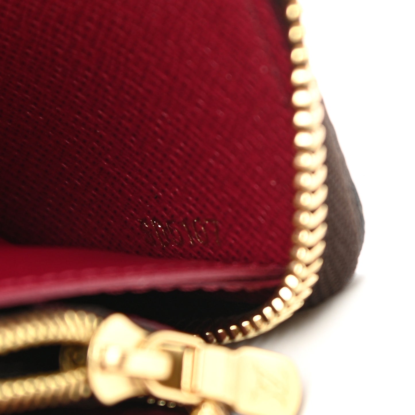 Monogram Clemence Wallet Fuchsia