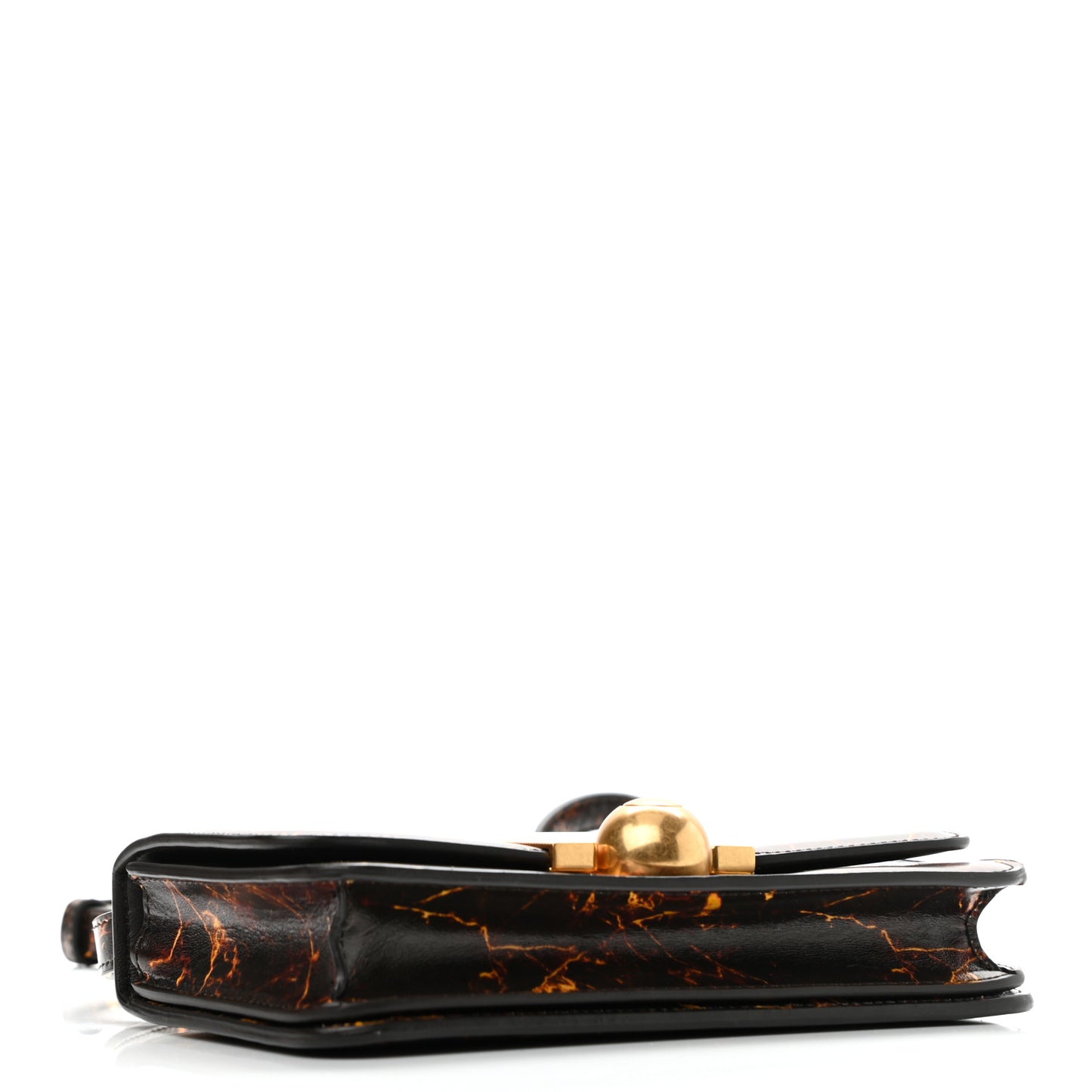 Spazzolato Marble BV Classic Bag Fondente Gold