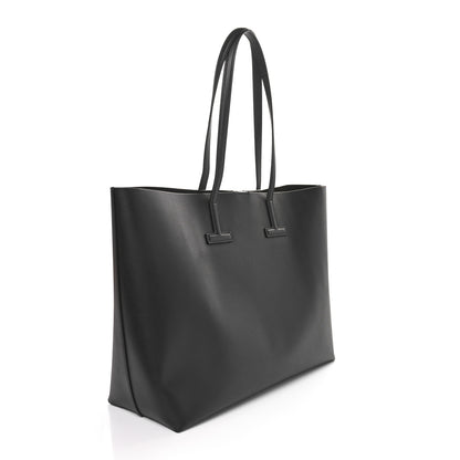Tom Ford Saffiano Large T Tote Black 3 of 9