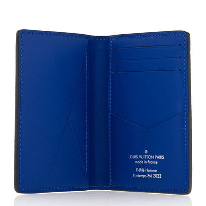 Louis Vuitton Taurillon Illusion Pocket Organizer Bleu Vert 5 of 8