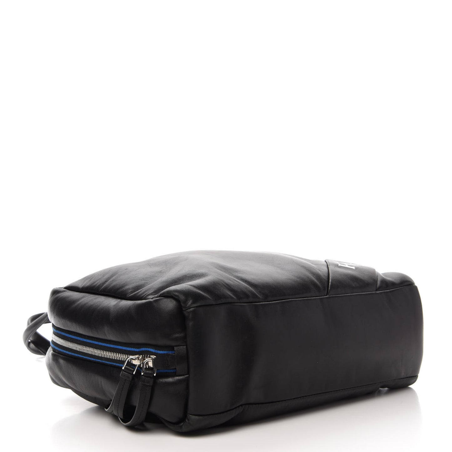 Nappa Soft Tote Black Cobalto