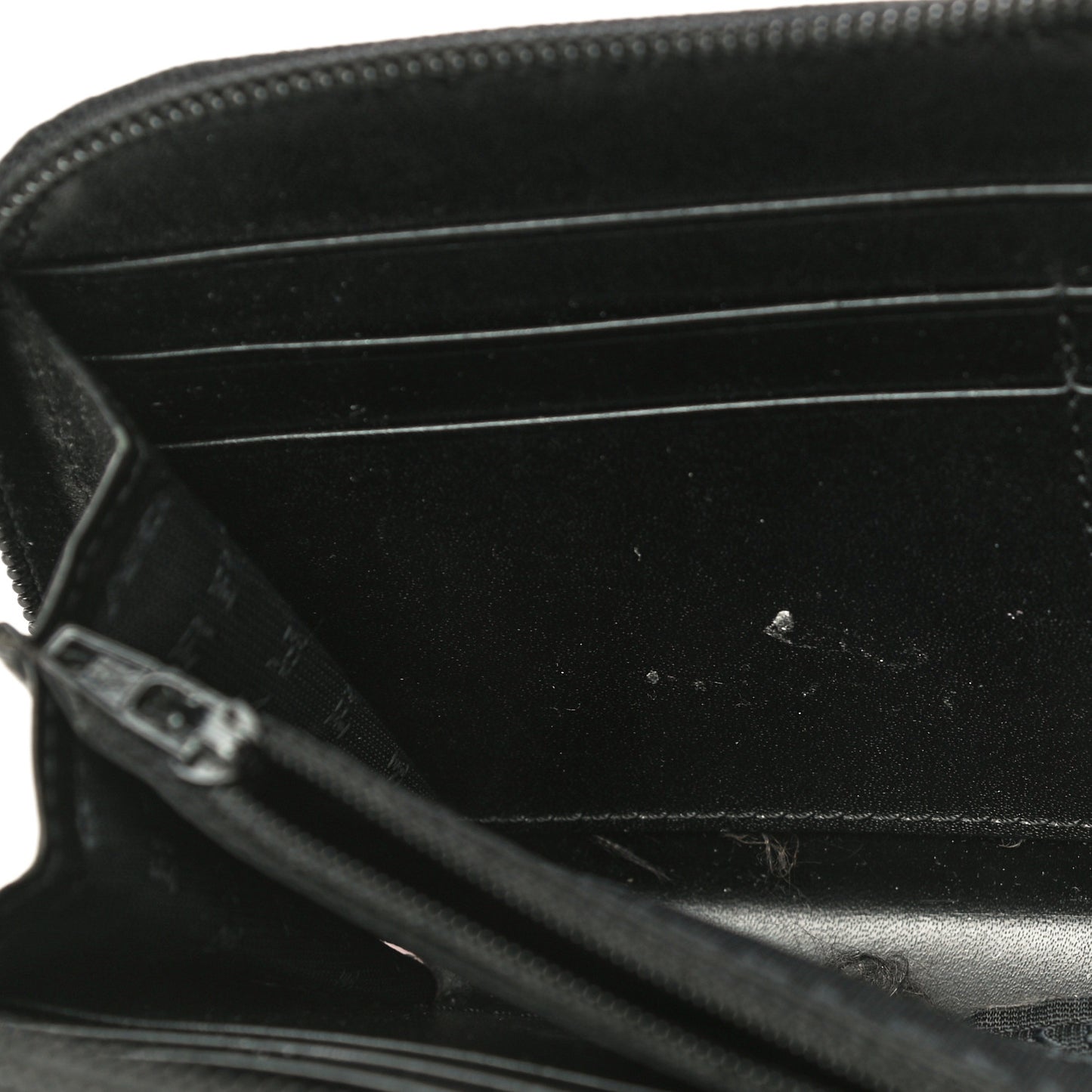 House Check Large Ziggy Zip Around Wallet Black