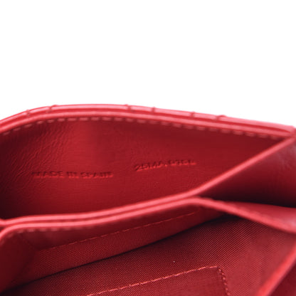 Christian Dior Patent Cannage Lady Dior 5-Gusset Card Holder Red 7 of 9