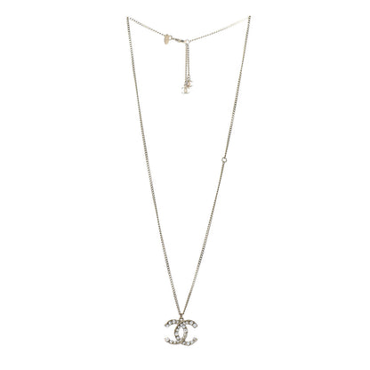 Chanel Pearl CC Pendant Necklace Gold 3 of 5