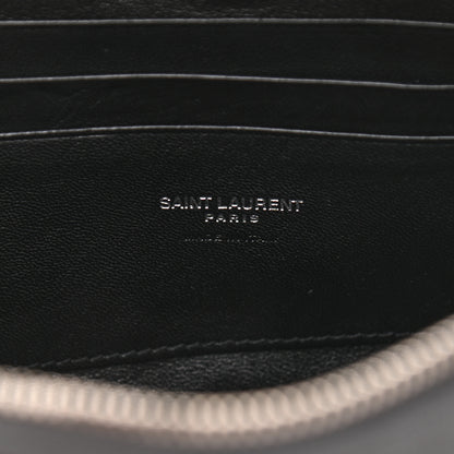 Saint Laurent Grain De Poudre Matelasse Monogram Mini Lou Camera Bag Asphalt 8 of 11