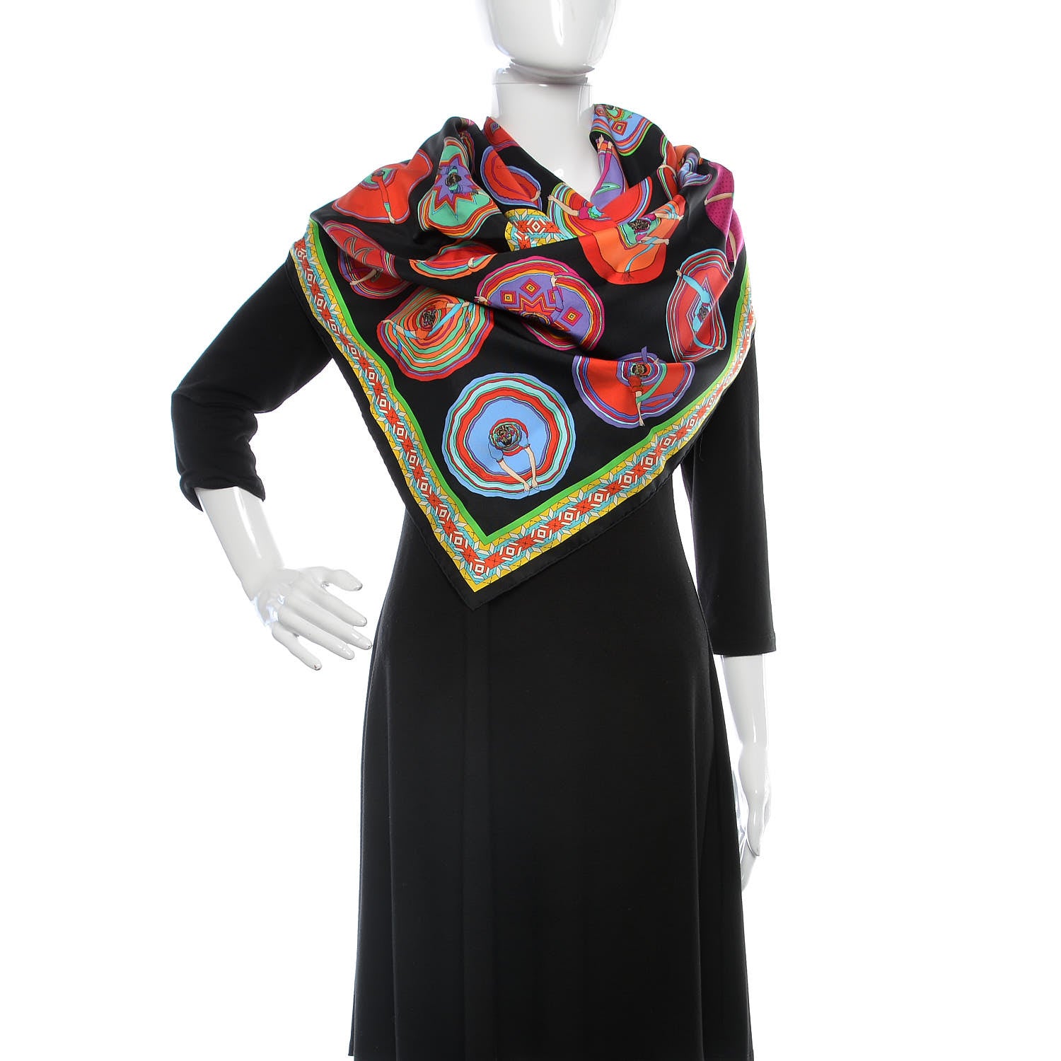 HERMES エルメス スカーフ プチカレ Belles du Mexique Hermes Silk Belles du Mexique Scarf 90 367830 – FASHIONPHILE