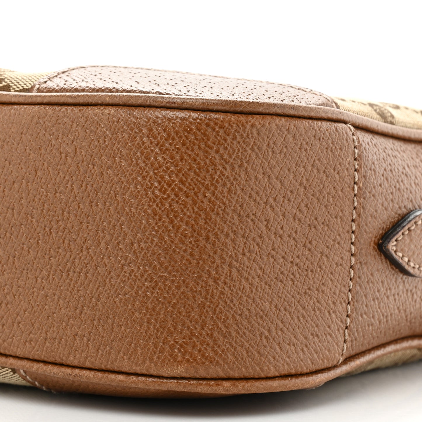 Monogram Mini Bree Messenger Bag Beige Tabacco