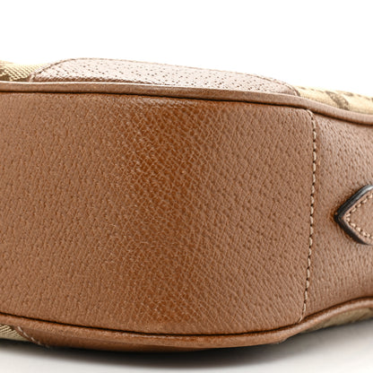 Gucci Monogram Mini Bree Messenger Bag Beige Tabacco 8 of 18
