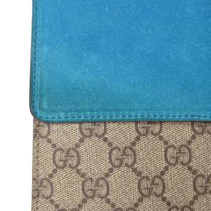Gucci GG Supreme Monogram Small Dionysus Shoulder Bag Bright Turquoise 12 of 16