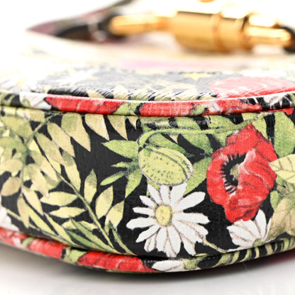 Gucci X YUKO HIGUCHI Shangai Calfskin Floral Print Mini Jackie 1961 Hobo White Multicolor 11 of 14