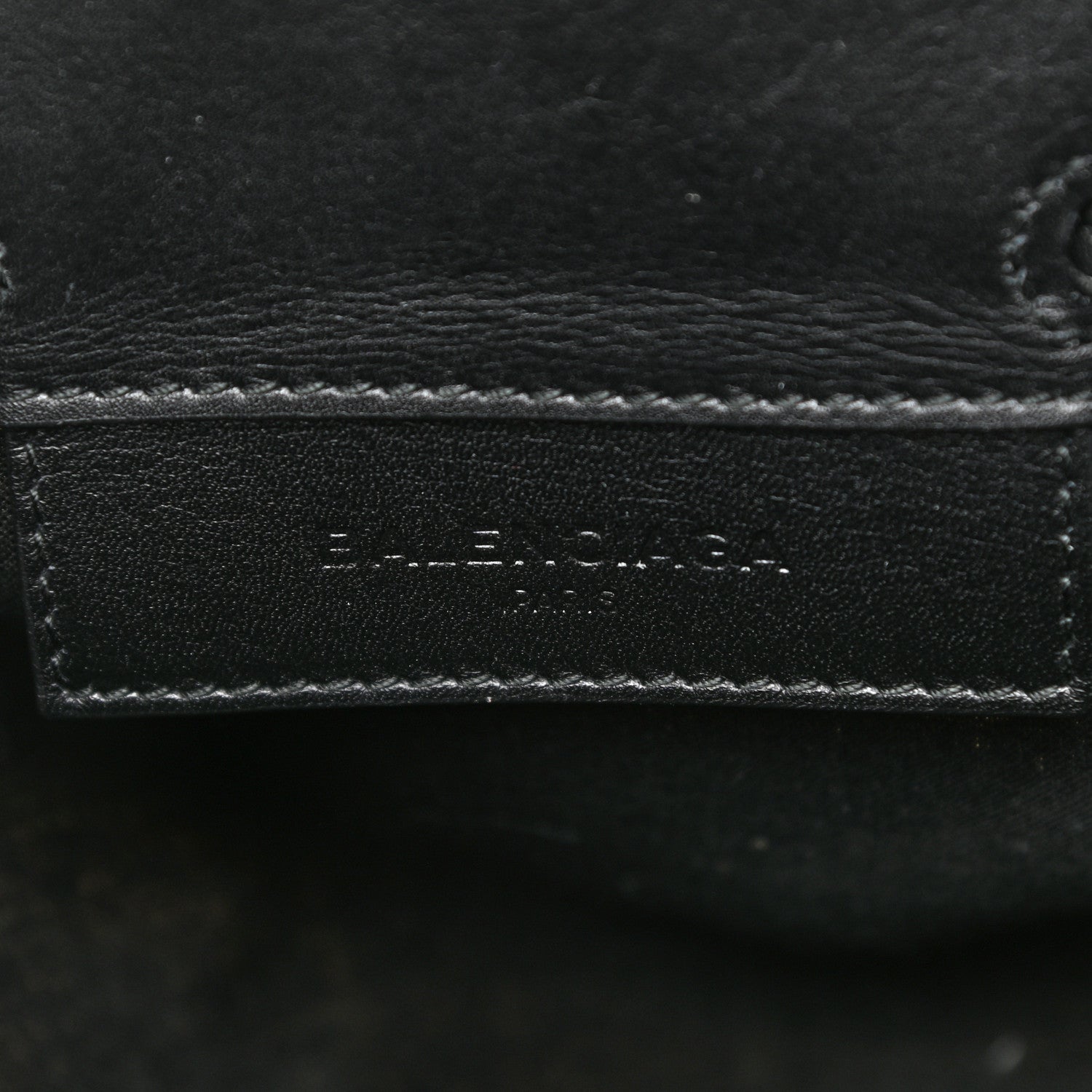 Balenciaga Cotton Canvas Calfskin Bucket Bag Black 7 of 14