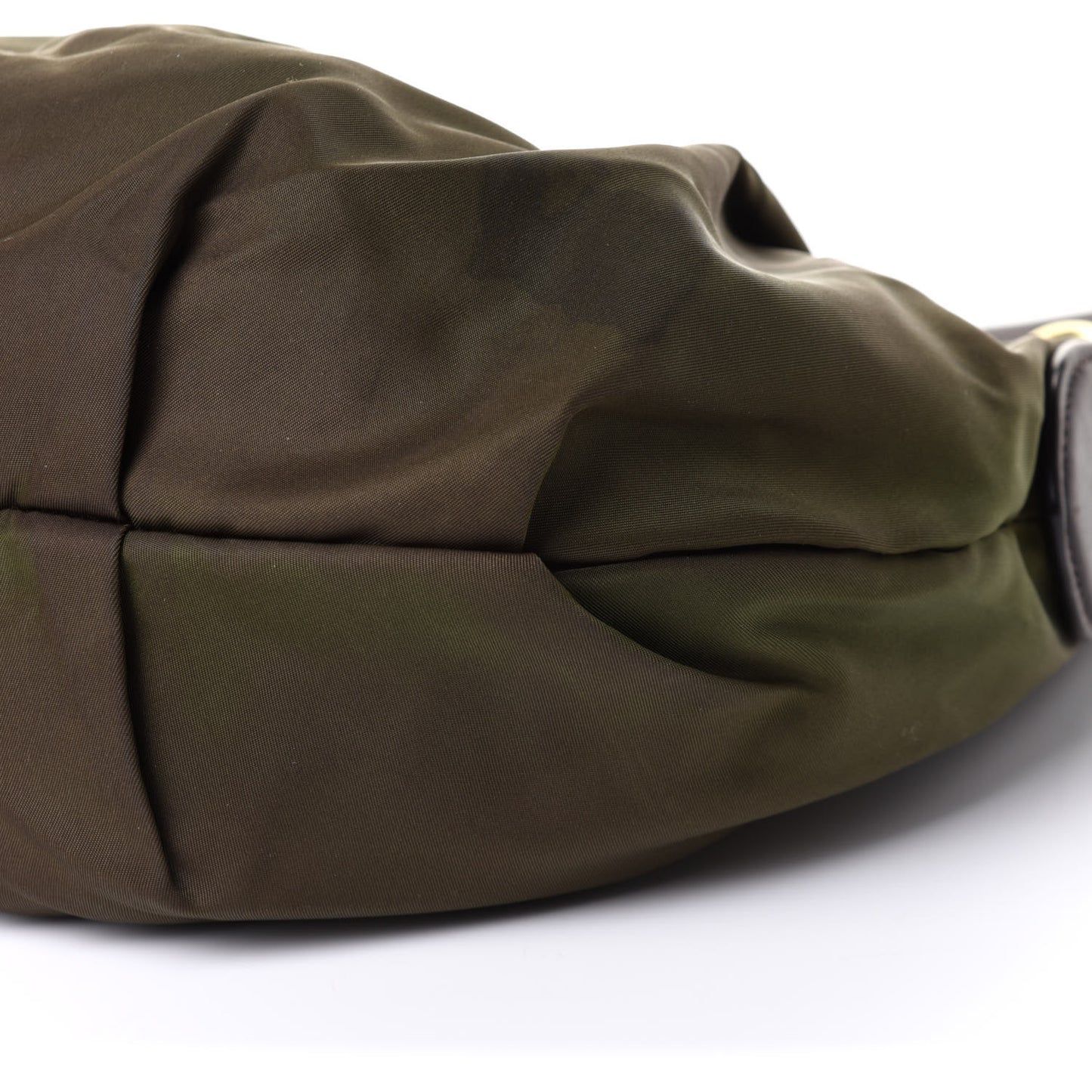 Tessuto Nylon Hobo Black Green