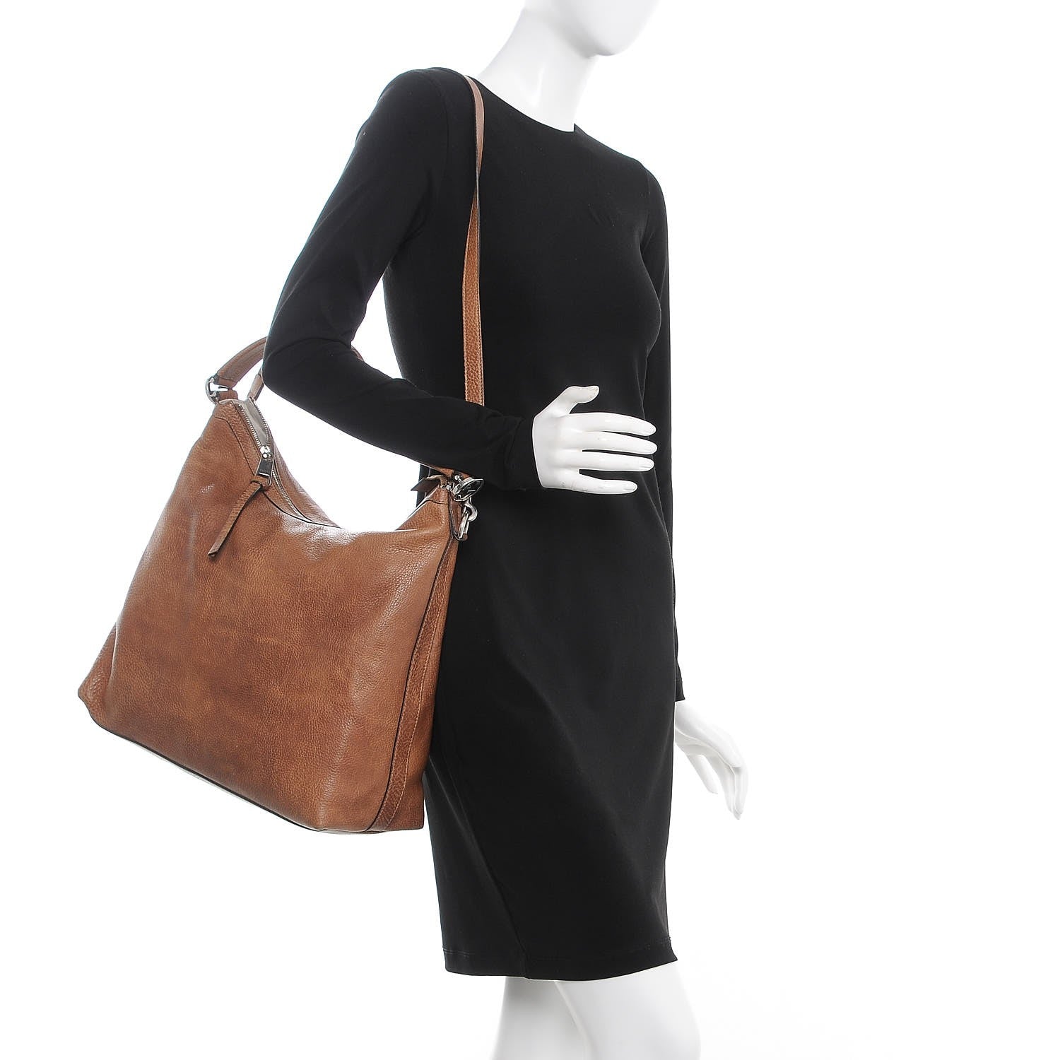 Gucci Grained Calfskin Medium Miss GG Hobo Light Cuir 2 of 15