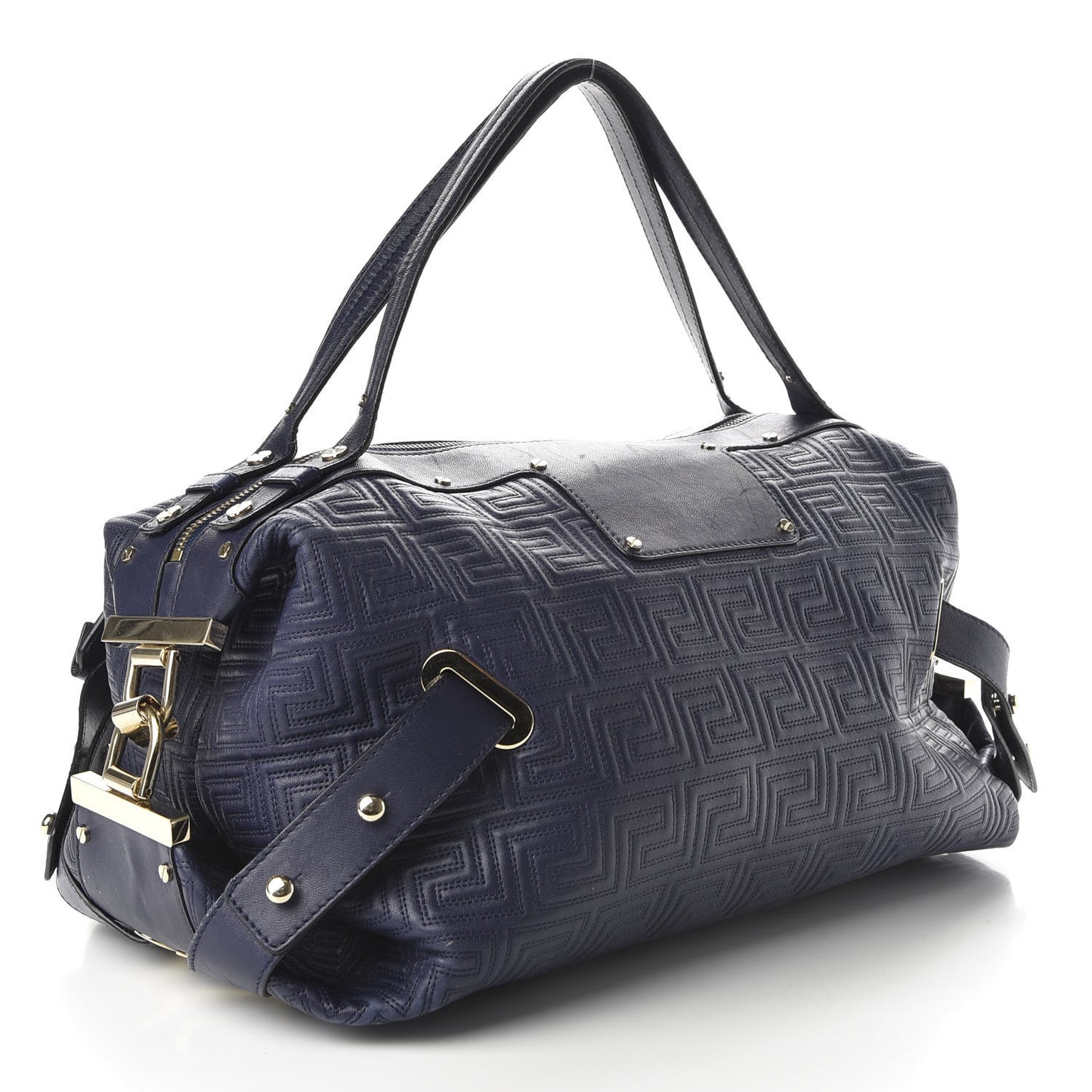 Lambskin Couture Satchel Blue