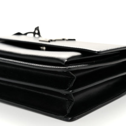 Saint Laurent Calfskin Medium Monogram Sunset Black 10 of 10