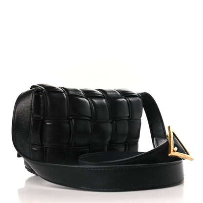 Bottega Veneta Nappa Maxi Intreccio Small Padded Cassette Crossbody Bag Black 3 of 9