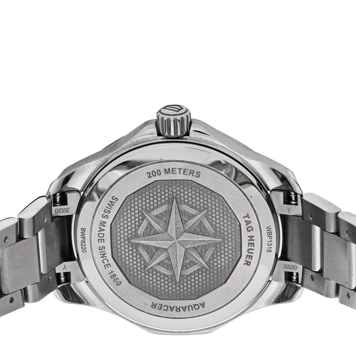 Tag Heuer Stainless Steel Diamond 34mm Aquaracer Professional 200 Solargraph Automatic Watch Pink WBP1318 4 of 5