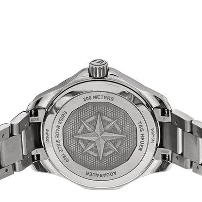 Tag Heuer Stainless Steel Diamond 34mm Aquaracer Professional 200 Solargraph Automatic Watch Pink WBP1318 4 of 5