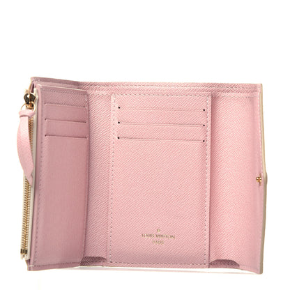 Louis Vuitton Damier Azur Victorine Wallet Rose Ballerine 5 of 7