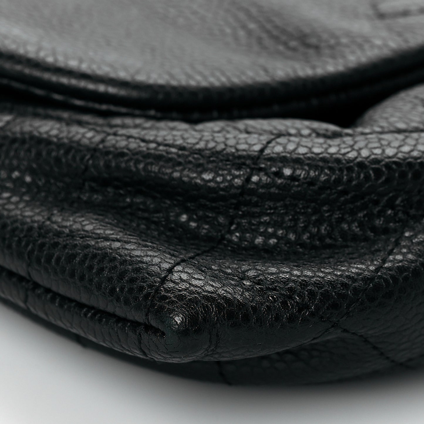 Caviar Half Moon Wallet On Chain WOC Black