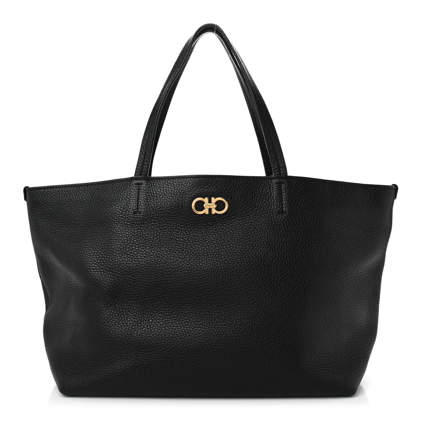 Calfskin Medium Tote Black