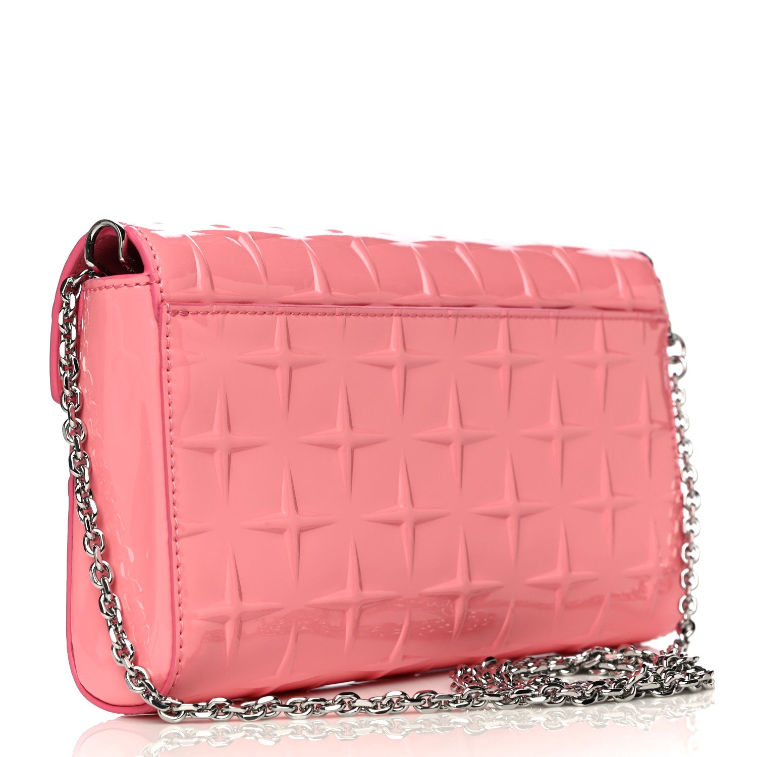 MCM Diamond Patent Medium Millie Crossbody Bag Teaberry 2 of 11