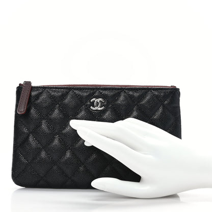 Chanel Caviar Quilted Cosmetic Case Black 2 of 7