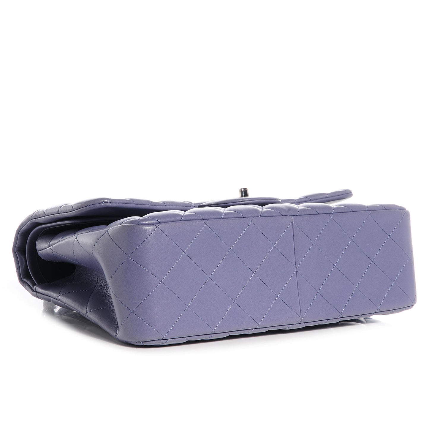 Lambskin Jumbo Double Flap Lavender