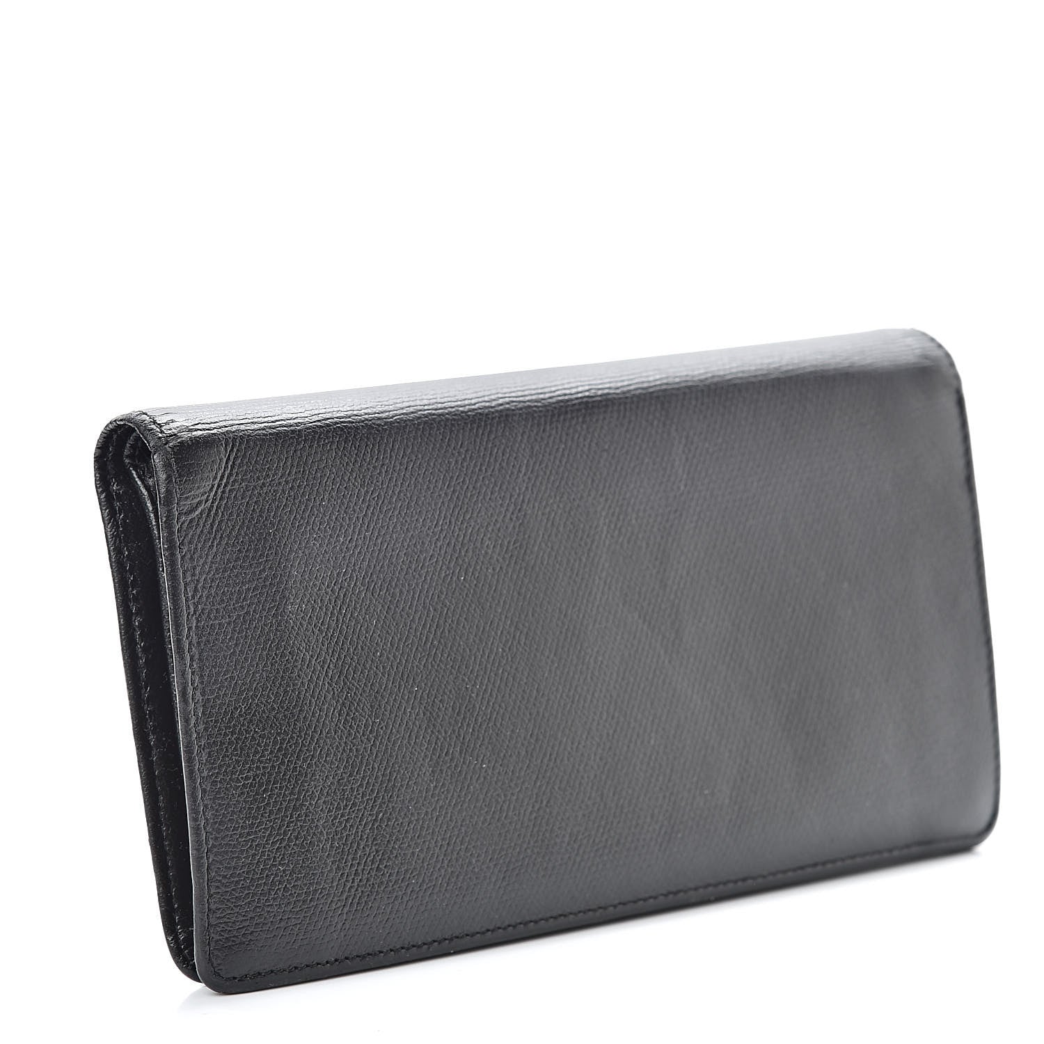 Chanel Grained Calfskin Yen Wallet Black 3 of 8