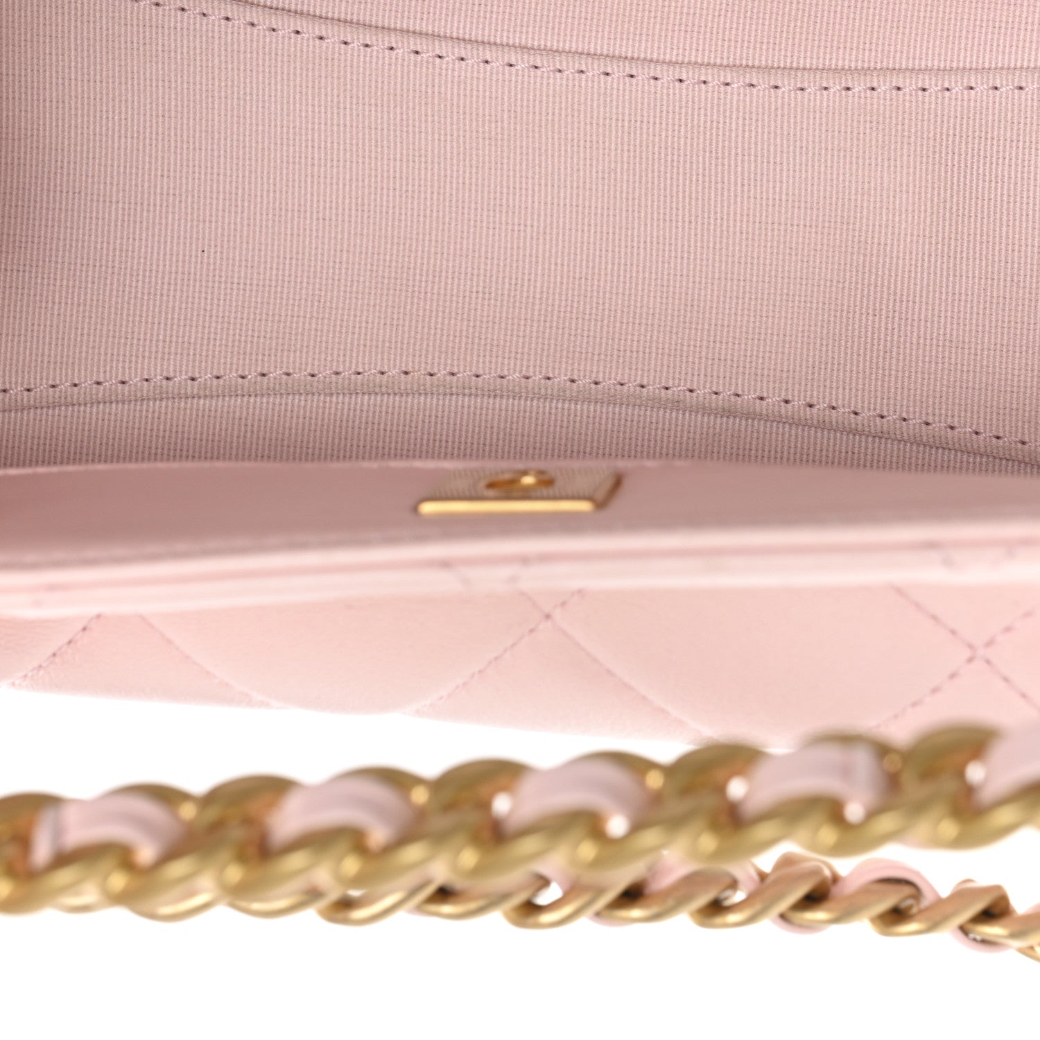 Chanel Shiny Lambskin Small Shopping Bag Light Pink 5 of 11
