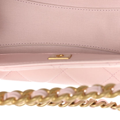 Chanel Shiny Lambskin Small Shopping Bag Light Pink 5 of 11