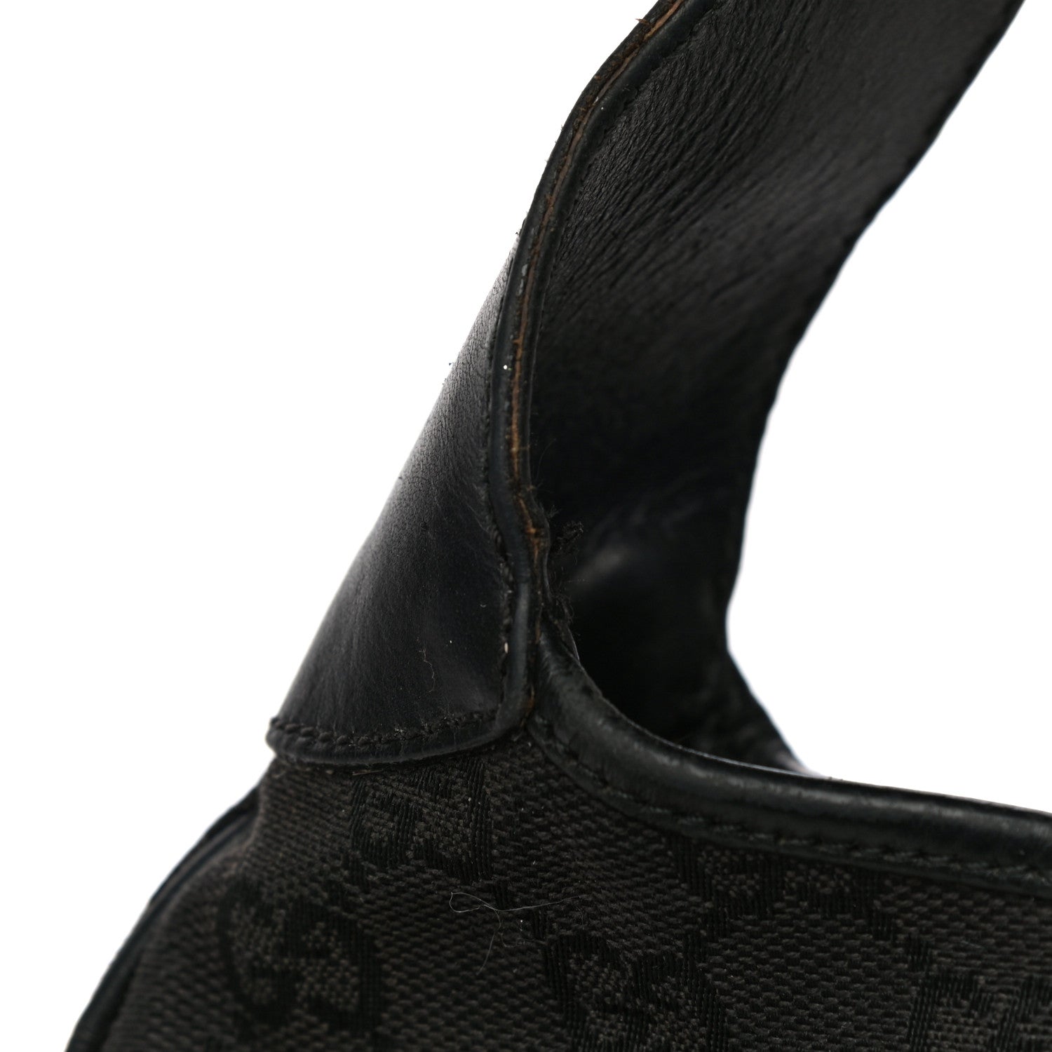 Gucci Monogram Small Jackie O Hobo Black 19 of 33