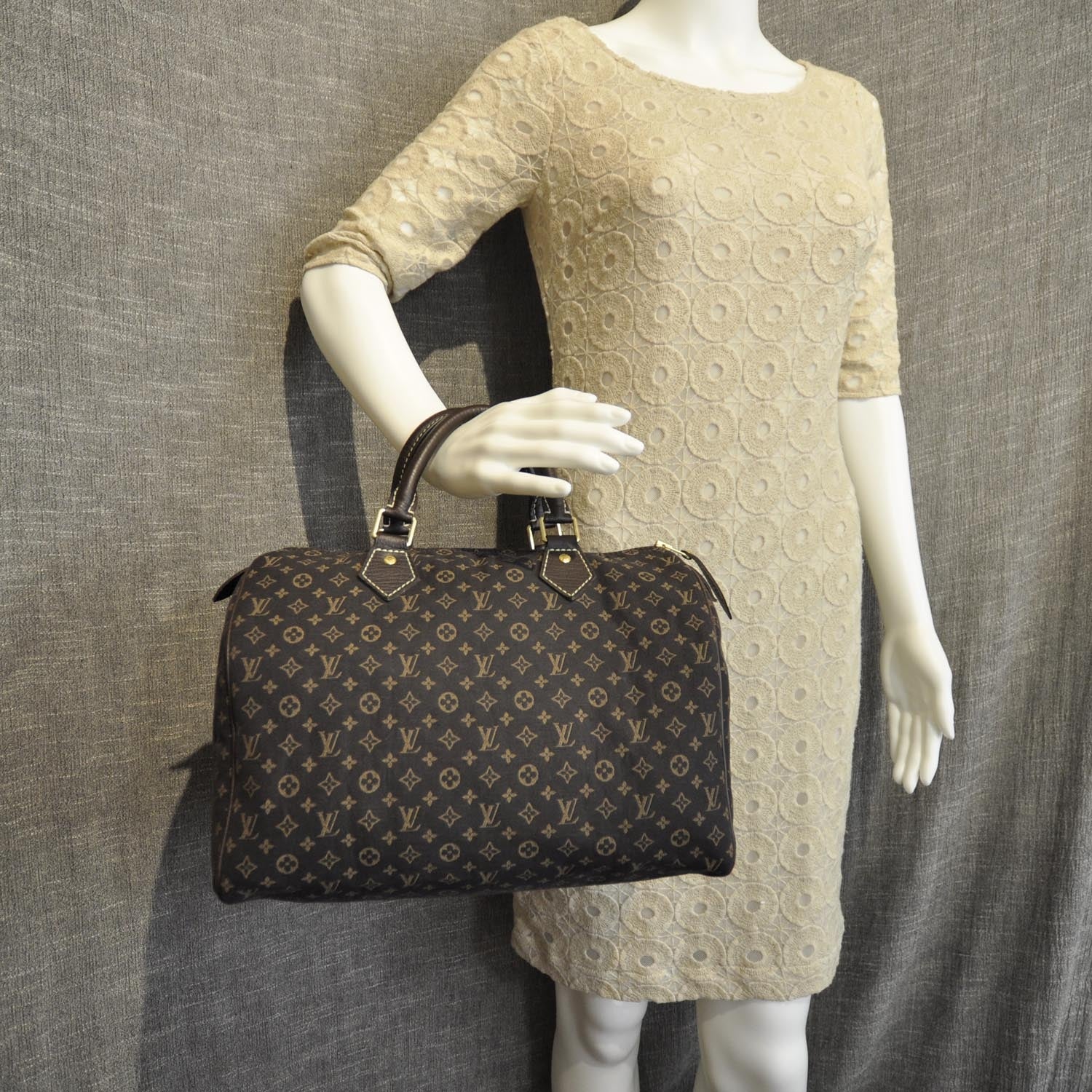 Louis Vuitton Mini Lin Speedy 30 Ebene 2 of 8