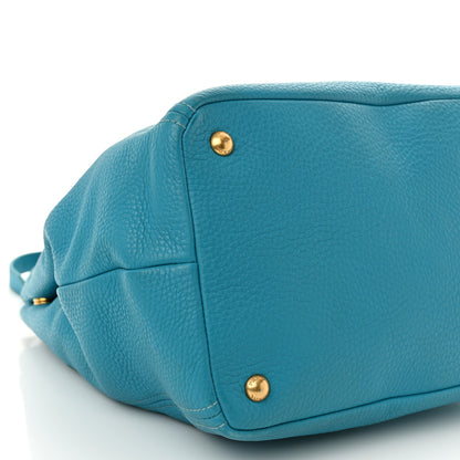 Prada Vitello Daino Tote Turchese 9 of 11