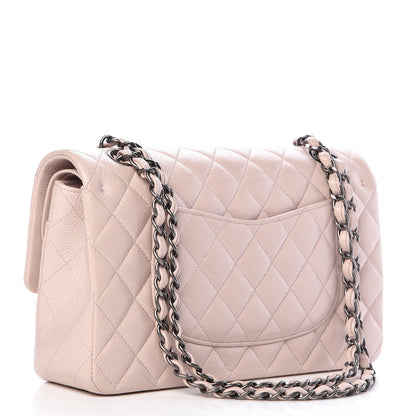 Chanel Caviar Quilted Medium Double Flap Pink 3 of 19